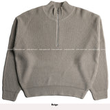 Jack Mix High Neck Half Zip up Knit (6color) (6542628061302)