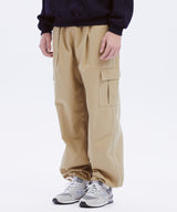 ワイドコットンカーゴパンツ / WIDE COTTON CARGO PANTS - BEIGE