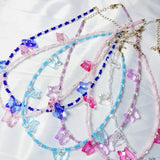 Butterfly beads necklace