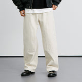ヒロイダブルニーワイドパンツ / HIROI DOUBLE KNEE WIDE PANTS CREAM