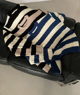 LMN Twisted Stripe Round Knitwear (3 colors)
