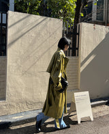[自主製作] [Restock] ルーカスレザートレンチコート/LUCAS leather trench coat (2 color)