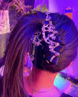ピアスジェムストーンハートヘアピン