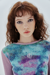 スペースTシャツ / space tee_lavender