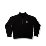 ハーフジップスウェットシャツ / Half-Zip Sweatshirt_Black