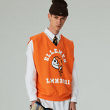 アーチプリンティングベスト/ARCH PRINTING VEST-WASHING ORANGE