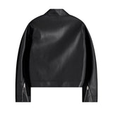 デニムレザーレーシングジャケット / Denim Leather Racing Jacket