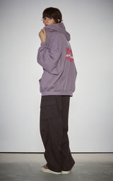  BLUR HEART LOOSE HOODIE ZIP UP_INDI PINK