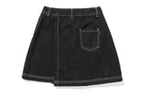 ウーマンデニムスカート / WOMANS DENIM SKIRT_BLACK