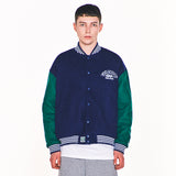 ウェア―ドピクニックバーシティジャケット/WEIRD PICNIC VARSITY JACKET (NAVY)