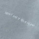 Pigment Slogan Buckle Hoodie - Gray (6624482459766)