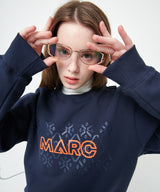 NORDIC MARC SWEATSHIRT (NAVY) (4612187553910)