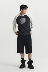 GARDEN SYMBOL GRAPHIC  REGLAN T-SHIRT (grey mix)
