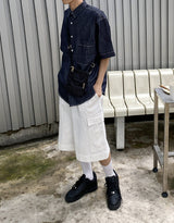 ノンフェードハーフデニムシャツ/No.9580 nonfade denim half NB