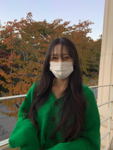 [ONLY ASCLO] ASCLO Elastic Cardigan (Green) (6623299829878)