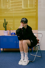 クラックメッシュキャップ / CRACK MESH CAP (black)