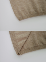 Wool Basic Round Crop Cardigan (7color)