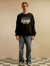 BASKETBALL BANDING SWEATSHIRT (BLACK) (6675321553014)