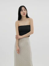 スリムベーシックチューブトップ / Slim Basic Tube Top (4color)