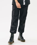 TWO TUCK CARGO STRING JOGGER PANTS (KHAKI) (6585162006646)