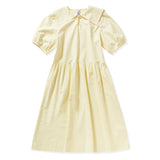 セーラーカラーロングドレス / SAILOR COLLAR LONG DRESS_LEMON