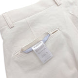 ワイドテーパードリンクルフリーチノパンツアイボリー/Wide Tapered Wrinkle Free Chino Pants Ivory (6683667824758)