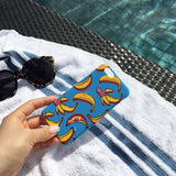 ピンクバナナ iPhoneケース/Pink Banana (iPhone) Glossy Hard Case