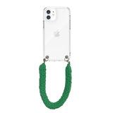 ハンドメイドフォンストラップ(ケースなし)/handmade phone strap - green