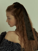 Long Satin Ribbon Hair Pin (6611845447798)