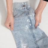 ドロップショルダープリントGジャン / DROPED SHOLDER PRINTED DENIM JKT (4580949065846)