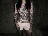 Flower leopard-T