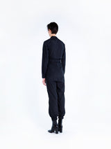 テッチウェア ストラップ ジャンプスーツ ブラック/ techwear strap jumpsuit black (4437322039414)
