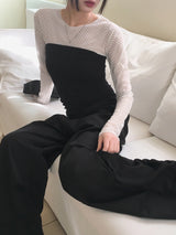 Minka Bag Ribbon Shirring Pintuck Cotton Cargo Pants