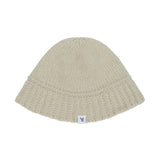 モノグラムラベルウールニットバケットハット