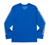 "psln" 長袖Tシャツ ブルー/ "psln" long sleeve tee blue (4437306835062)