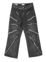 No.0438 tornado cutting denim PT