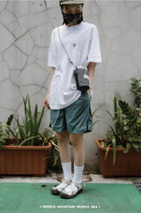 ”ライトウェイトビーチショーツ” (リバーシブル) / PMPS by MOBLAB "Lightweight Beach Shorts" (reversible)