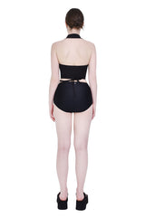 ツイストビキニショーツ/twist bikini shorts (black)