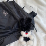 Black rabbit keyring