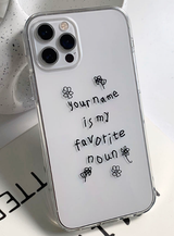 レフトハンドハンドコンフェッションフォーンケース / Left hand confession phone case