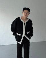 WE With Coloring Zipper Cardigan (2 colors)