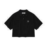 モノチェリークロップ丈ピケ／MONO CHERRY CROP PIQUE [BLACK]