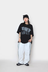 ツートーンカラードストリングパンツ / two-tone colored string pants