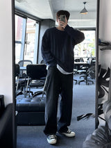 never loosefit round knit