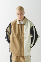 ワイドジャケット/BSR2223FWJK055 MCS WIDE JACKET MULTI BEIGE