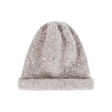 VA Brooch Melange Wool Rolling Beanie Pinkmix