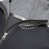 BALACLAVA knit zip up_gray