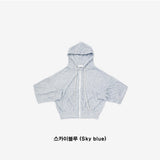 Rant see-through linen zip-up