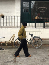 [Sheep fleece] Sento balloon side ribbon juli pants