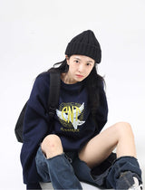 オーバーフィットロゴスウェットシャツ/Overfit Panatique Logo Sweatshirt_2color